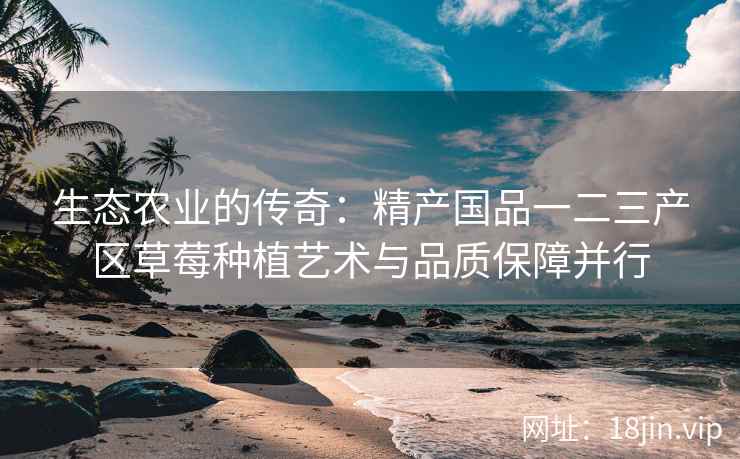 生态农业的传奇：精产国品一二三产区草莓种植艺术与品质保障并行  第1张