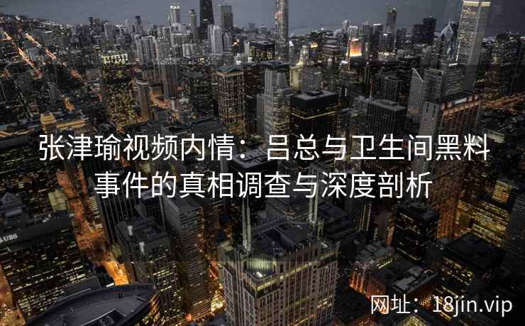 张津瑜视频内情：吕总与卫生间黑料事件的真相调查与深度剖析  第2张