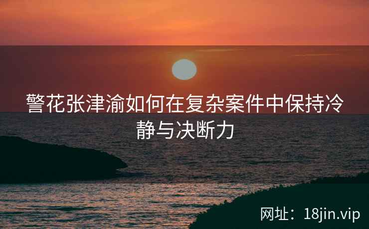 警花张津渝如何在复杂案件中保持冷静与决断力  第2张