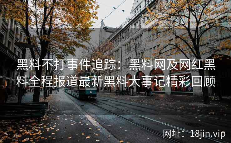 黑料不打事件追踪：黑料网及网红黑料全程报道最新黑料大事记精彩回顾  第1张