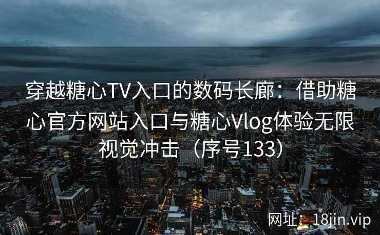 穿越糖心TV入口的数码长廊：借助糖心官方网站入口与糖心Vlog体验无限视觉冲击（序号133）  第2张
