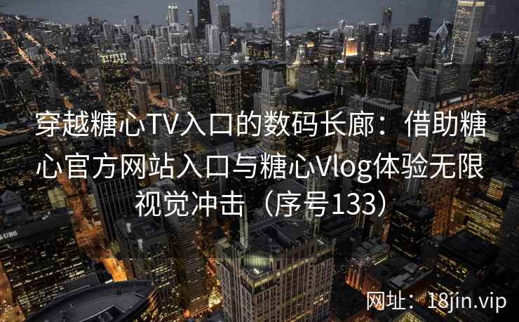 穿越糖心TV入口的数码长廊：借助糖心官方网站入口与糖心Vlog体验无限视觉冲击（序号133）