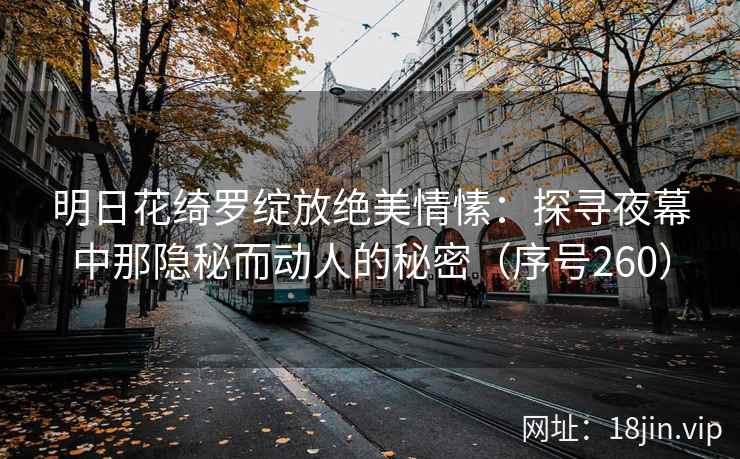 明日花绮罗绽放绝美情愫：探寻夜幕中那隐秘而动人的秘密（序号260）  第2张